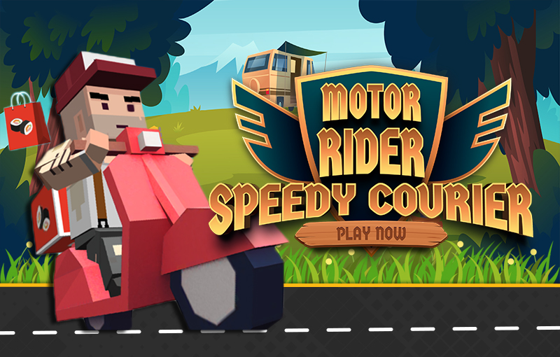 Moto Rider Speedy Courier